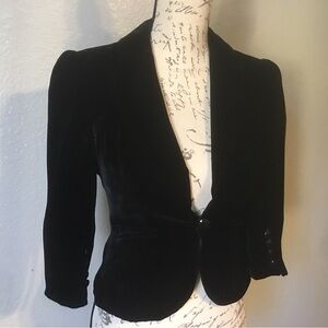 Black Velvet Blazer